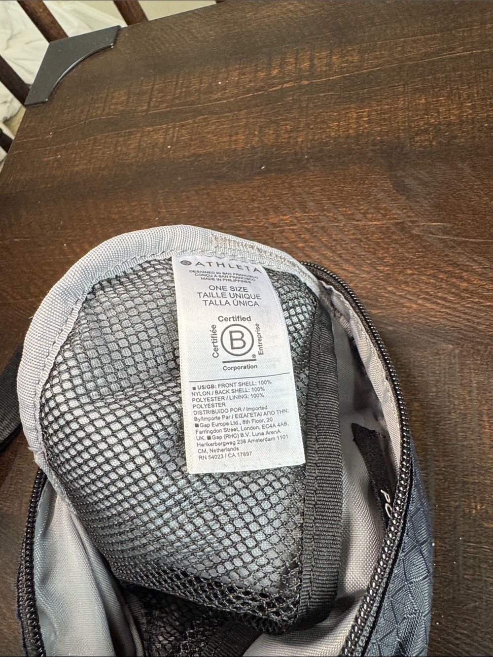 Athleta Black Quilted Women’s Waist/Crossbody Belt Bag - Picture 4 of 4